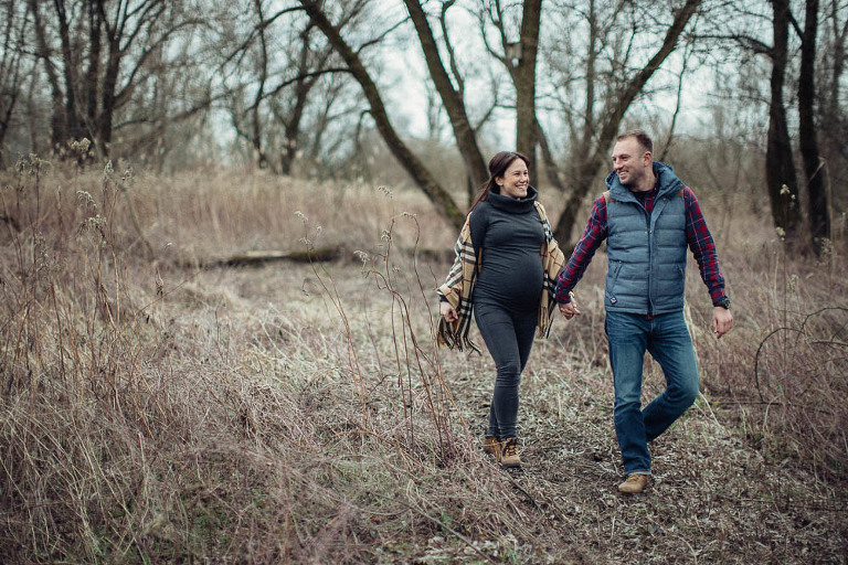 sesja ciążowa w plenerze