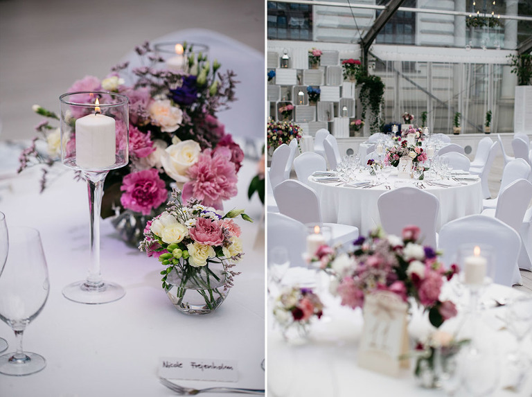 przy dekorowane stoły w oranżerii endorfina foksal 