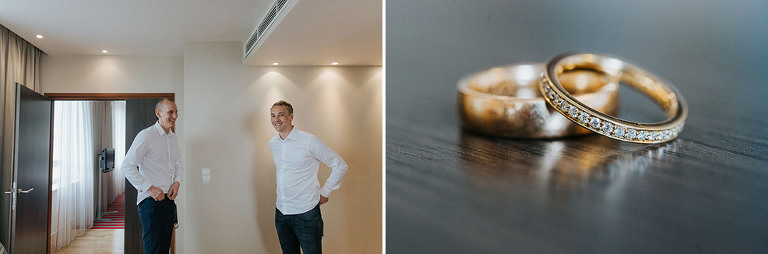 przygotowania pana młodego do ślubu 