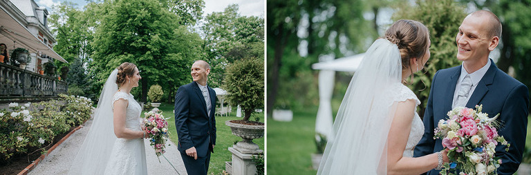 pan młody zobaczył po raz pierwszy swoją narzeczoną przed ślubem 