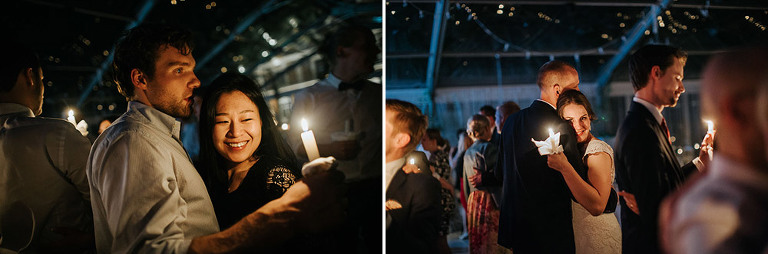 taniec przy świecach 