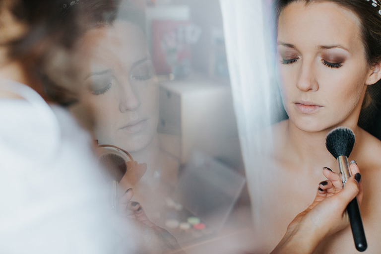 makijaż przed ślubem 