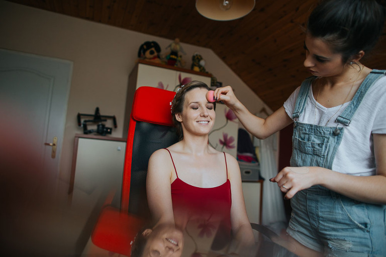 poprawki make-up przed ślubem