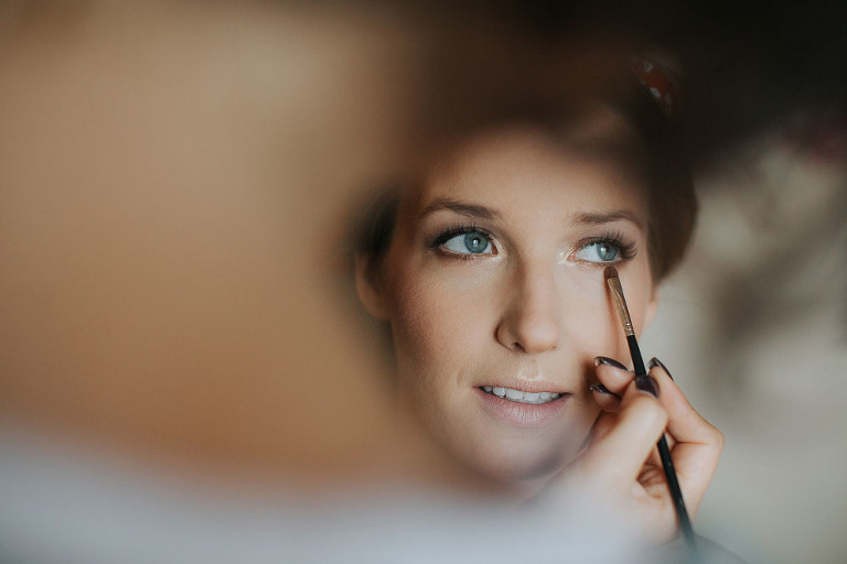 malowanie oczu przed ślubem 