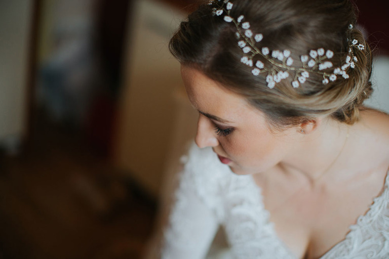 ozdoba do włosów pani młodej 