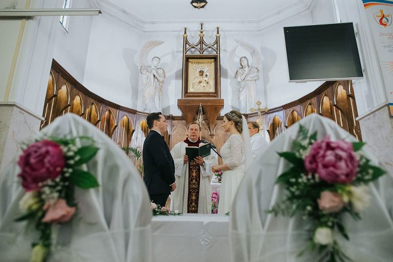 przysięga w kościele podczas ślubu 