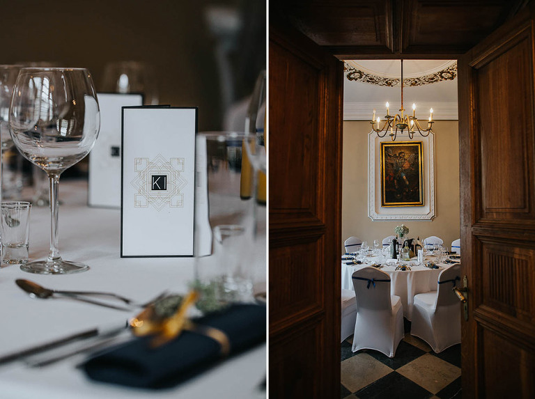 wnętrza pałacu Radziwiłłów w Balicach