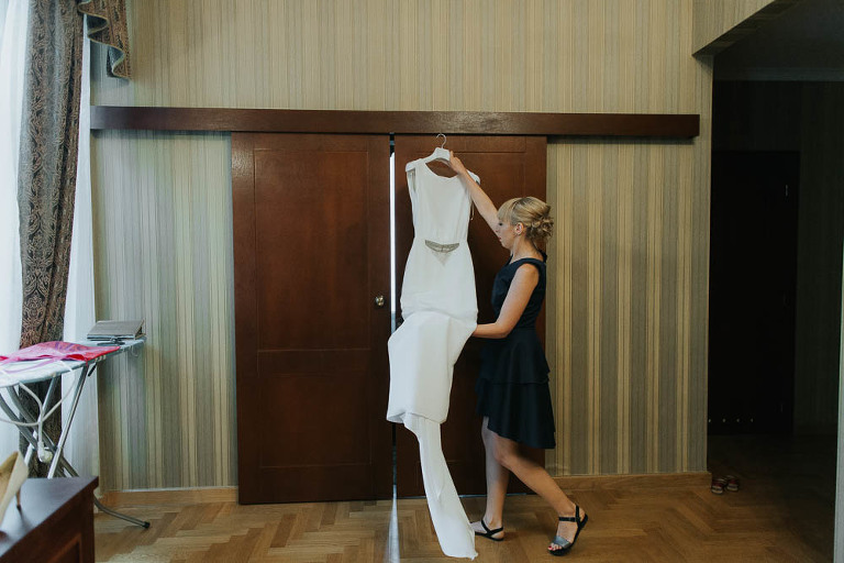 suknia ślubna pałac Radziwiłłów w Balicach