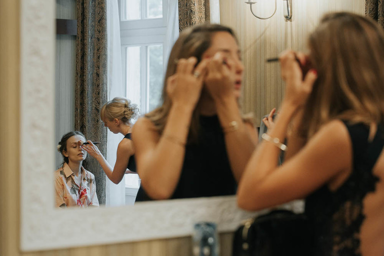 makijaż do ślubu pałac Radziwiłłów