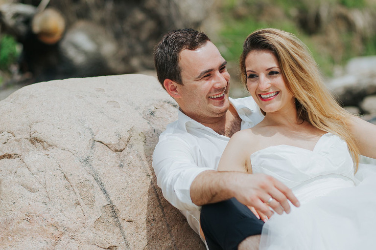 sesja ślubna nad polski morzem