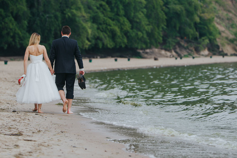 zdjęcia ślubne nad Polskim morzem 