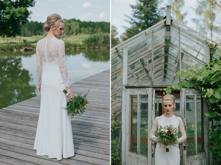 portret Pani młodej w szklarni 