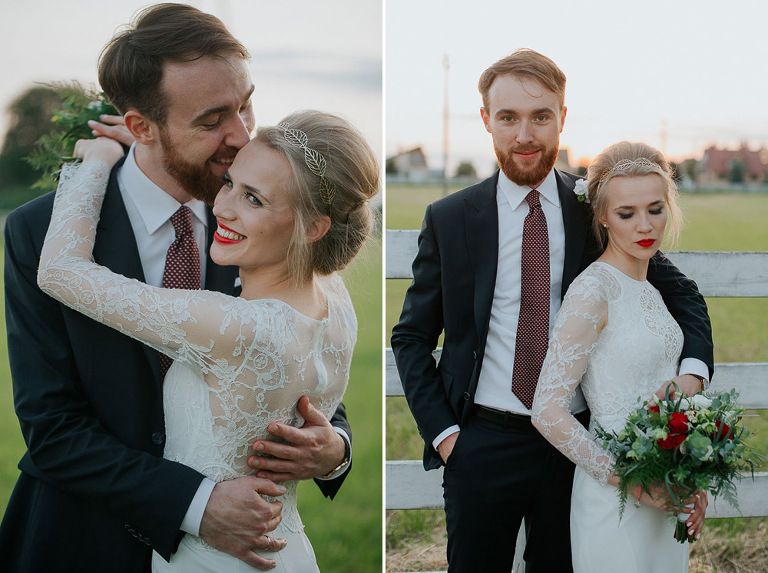 rockowy portret ślubny