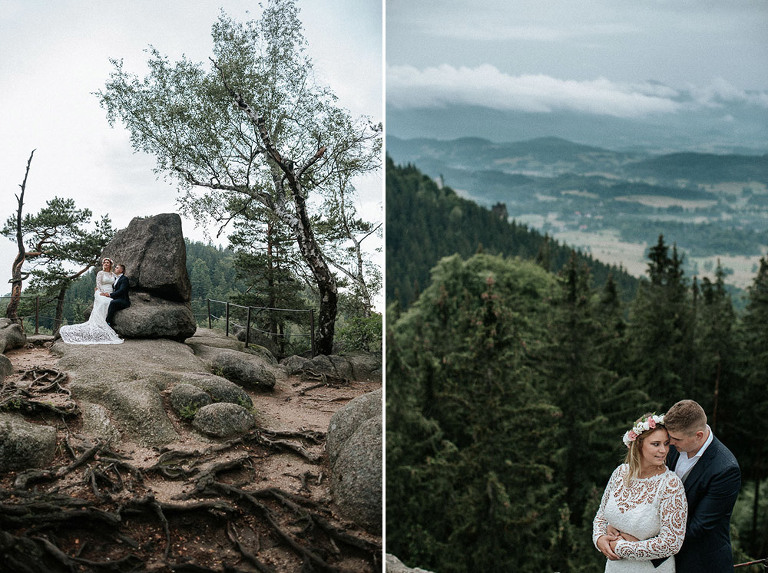 para ślubna w górach 