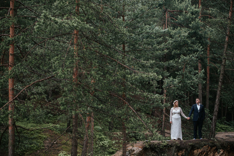 para ślubna w górach 