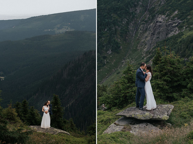 sesja ślubna w górach w Karpaczu 