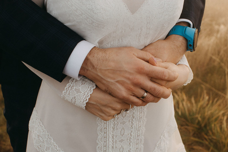 obrączki pary młodej 