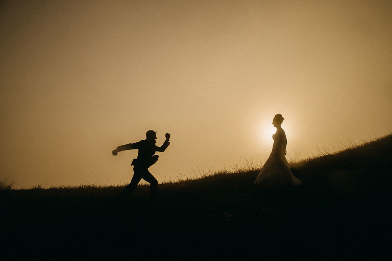 wschód słońca w górach Bieszczady 