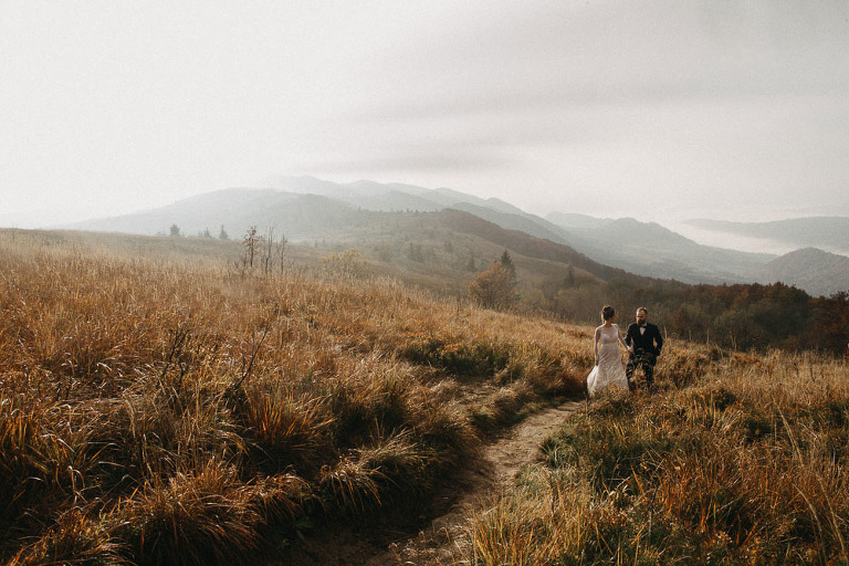 spacer w górach Państwa młodych 