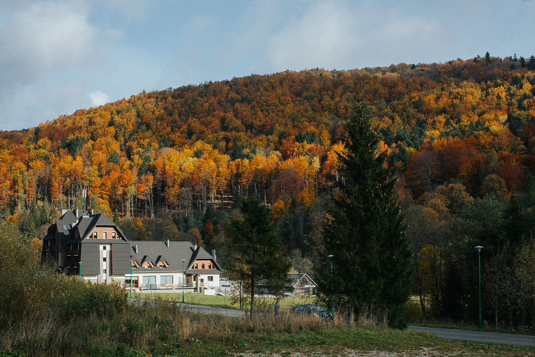 Centrum Promocji Leśnictwa w Mucznym Jesień