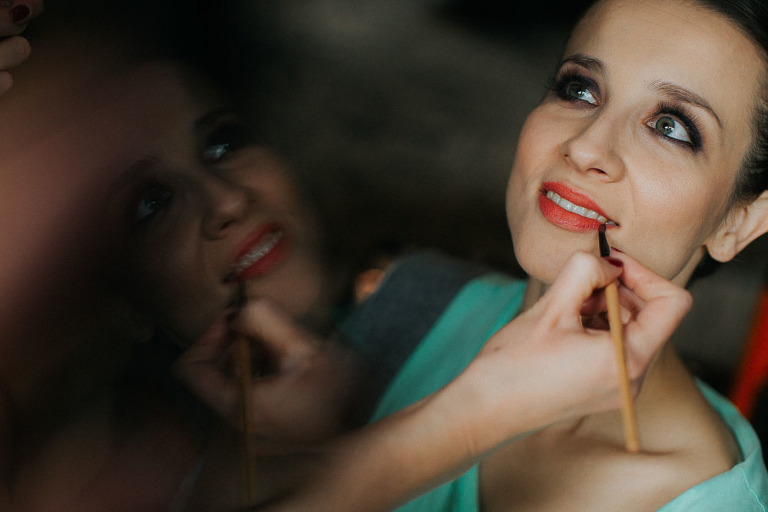 makijaż Panny młodej przed ślubem 