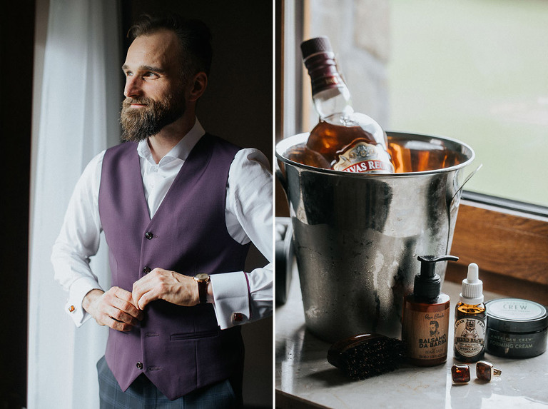 portret ślubny Pana Młodego