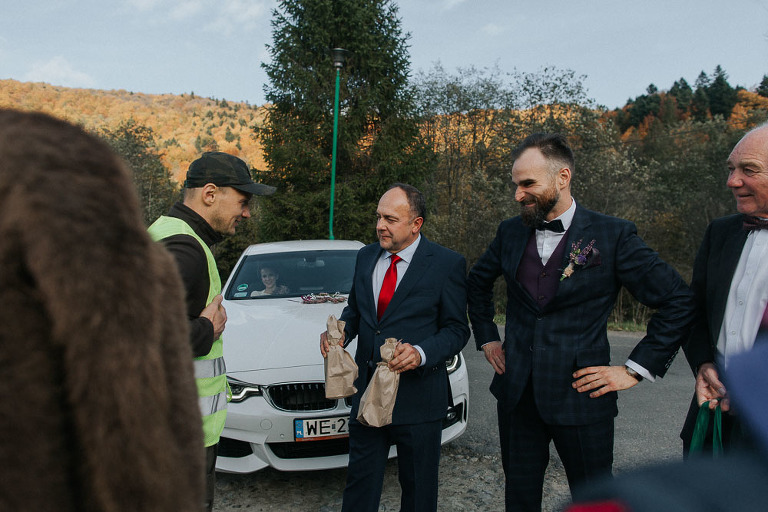 Bramka weselna w Bieszczadach 