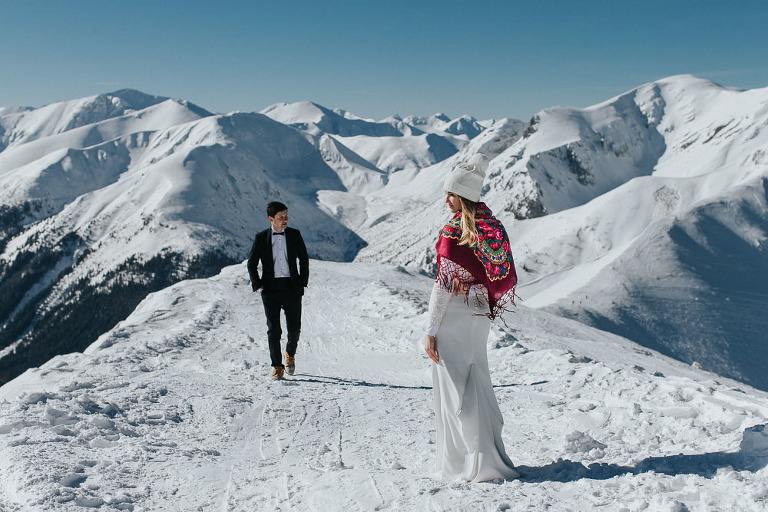 zimowa sesja zdjęciowa w tatrach Kasprowy 