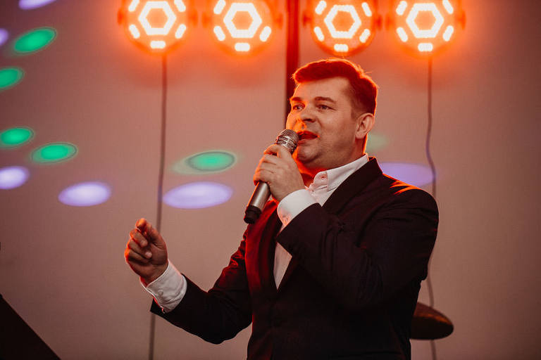 Zenek Martyniuk na weselu w sali Kasjopeja