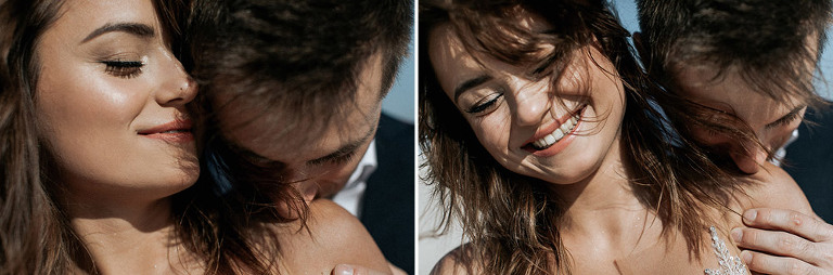 zakochana para nad morzem