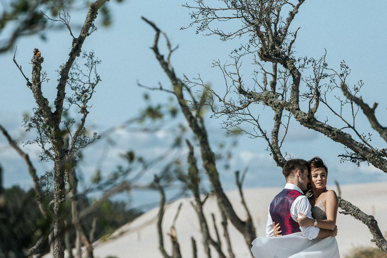 sesja ślubna wydma łącka