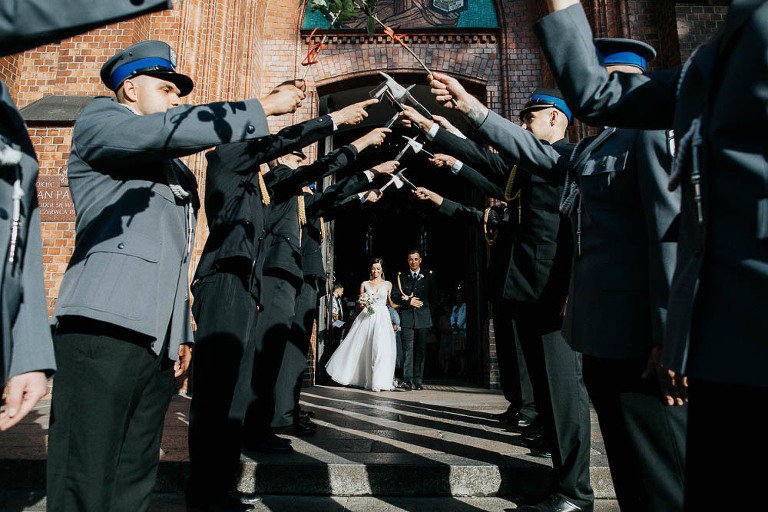 slub policyjny strazacki 