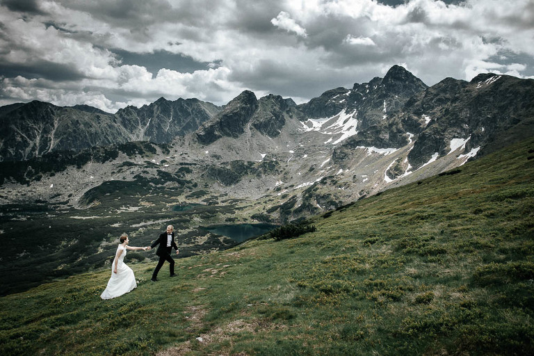 najciekawsze zdjecia slubne w gorach 