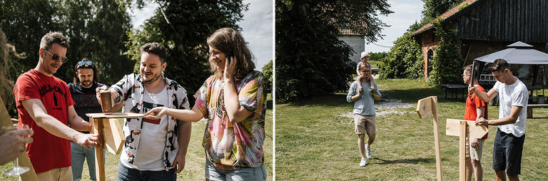 przybijanie drogowskazu ślubnego 