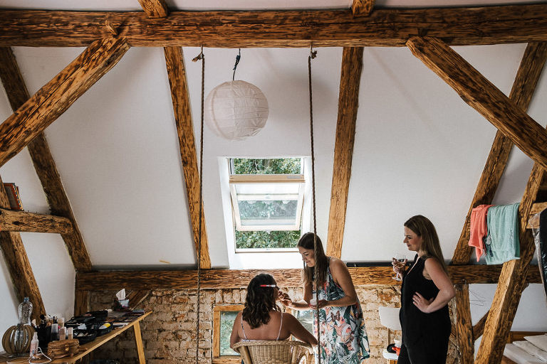 przygotowania do ślubu w stodole nowe kawkowo