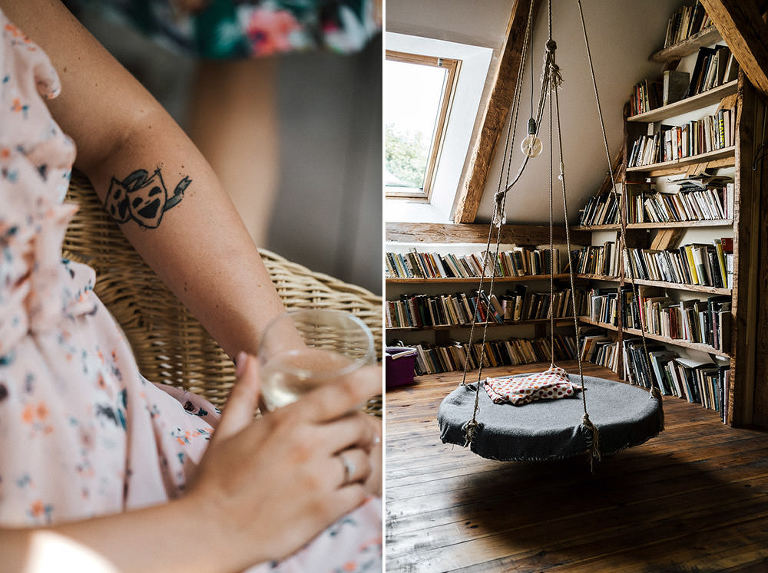 huśtawka w kawkowie