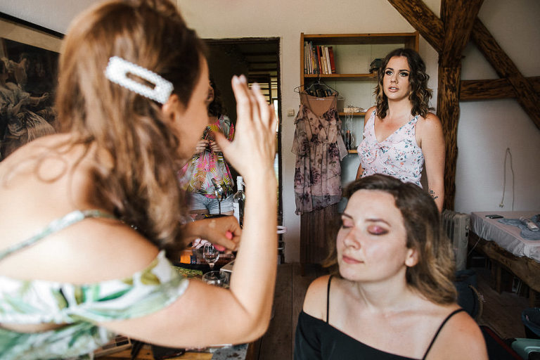 makijaż przed ślubem