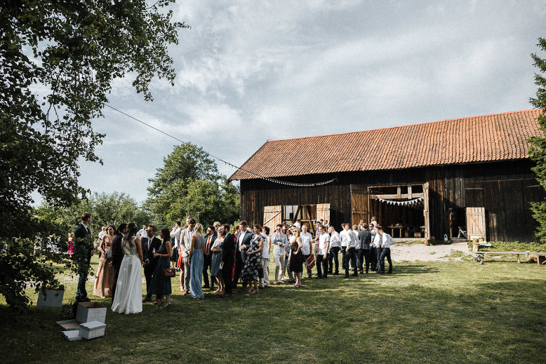 życzenia na ślubie w stodole