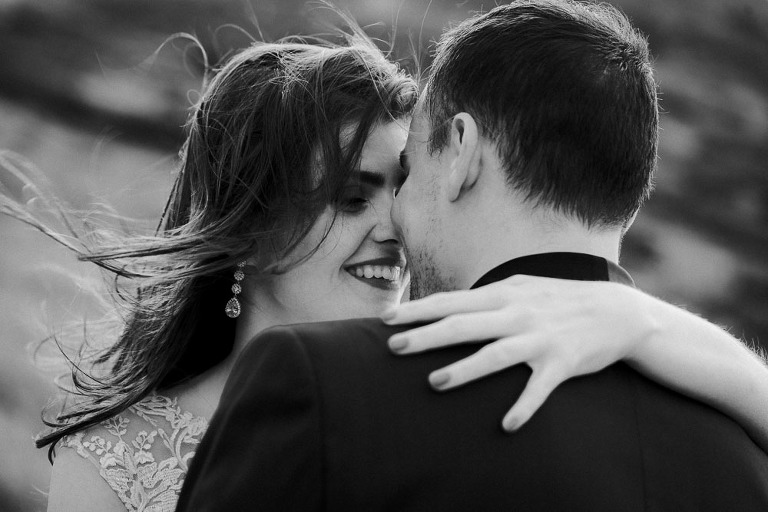 portret zakochanych w Bieszczadach