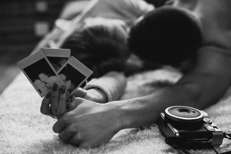 polaroidy z sesji intymnej