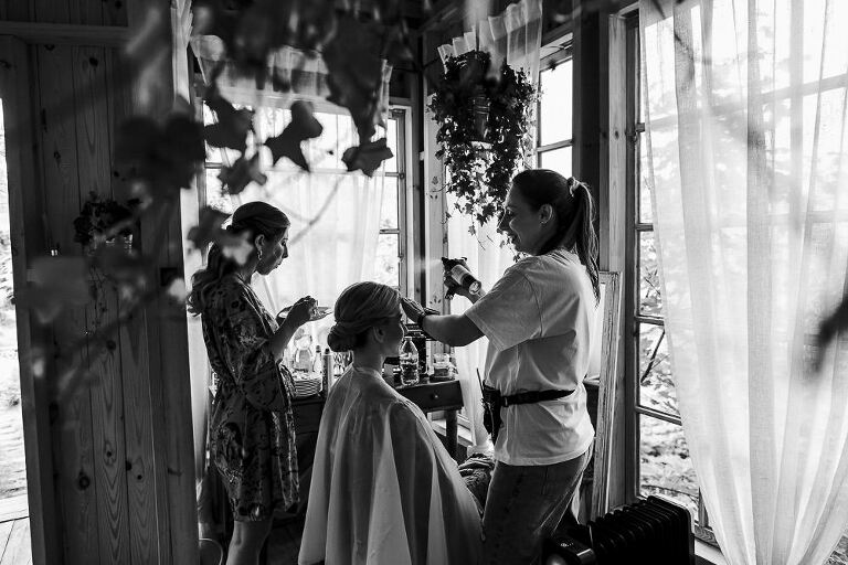 mały domek przygotowania 