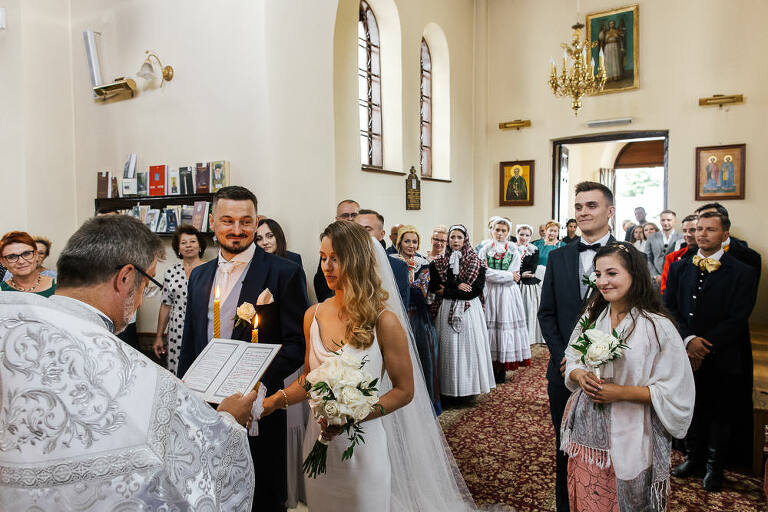 ślub prawosławny w cerkwi na Podlasiu 