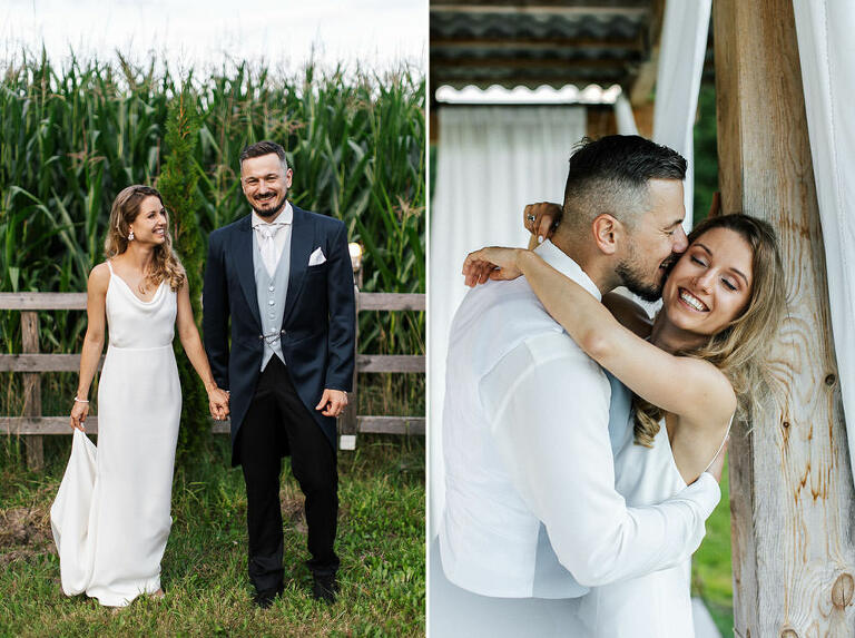 wesele majątek howieny sesja pary młodej 